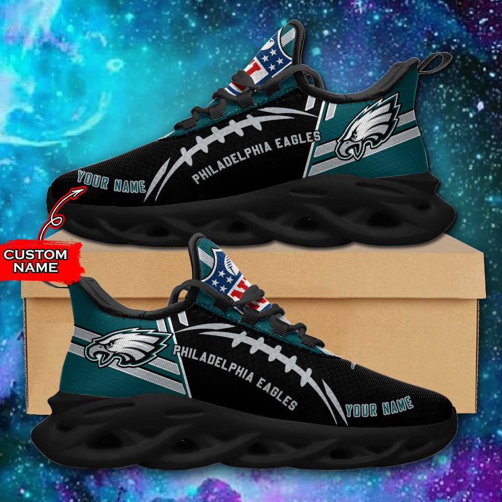 Philadelphia Eagles Personalized Yezy Running Sneakers SPD744