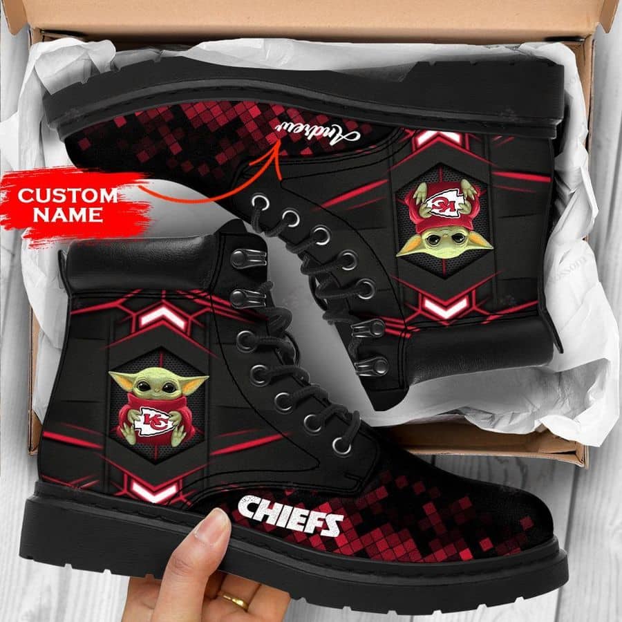 Kansas City Chiefs Personalized TBL Boots BG48