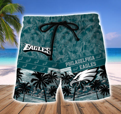 Philadelphia Eagles Button Shirt & Shorts BG557