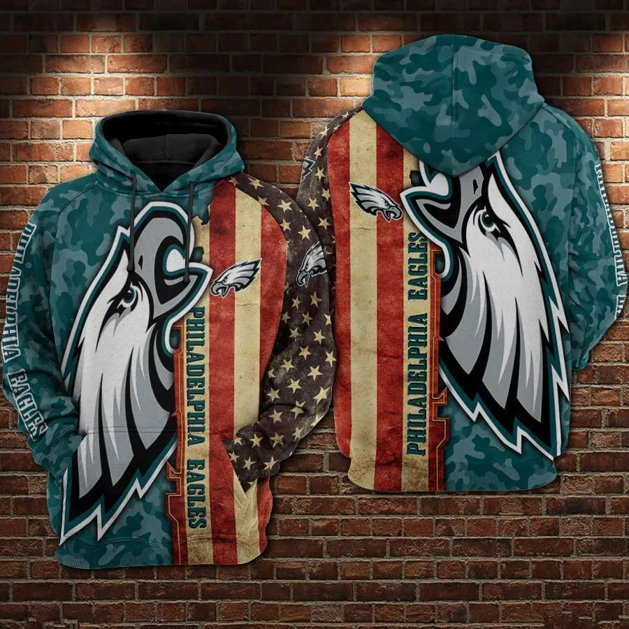 Philadelphia Eagles Camo Hoodie