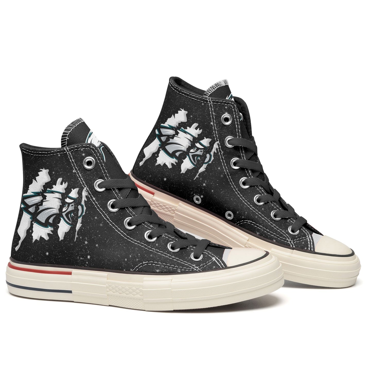 Philadelphia Eagles New High Top Canvas Shoes 42