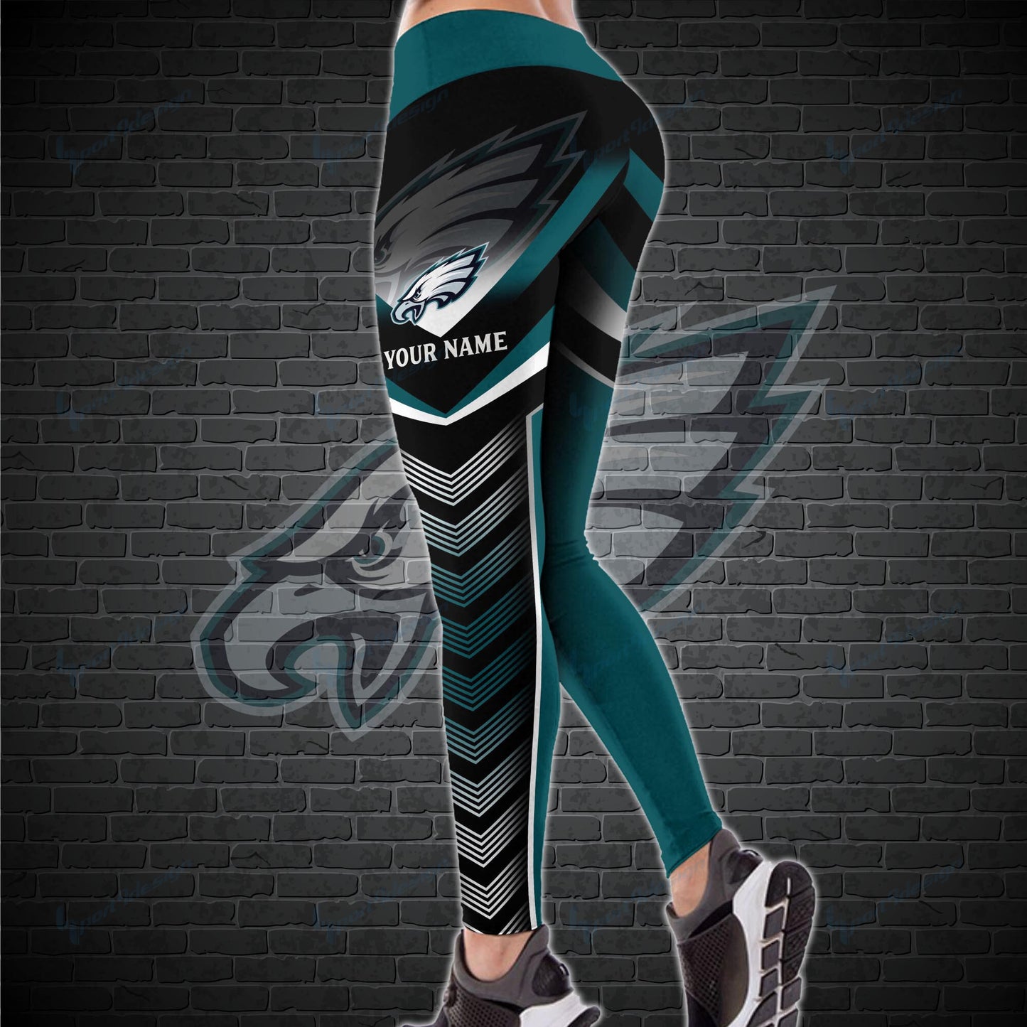 Philadelphia Eagles Personalized Leggings And Tank Top BG25