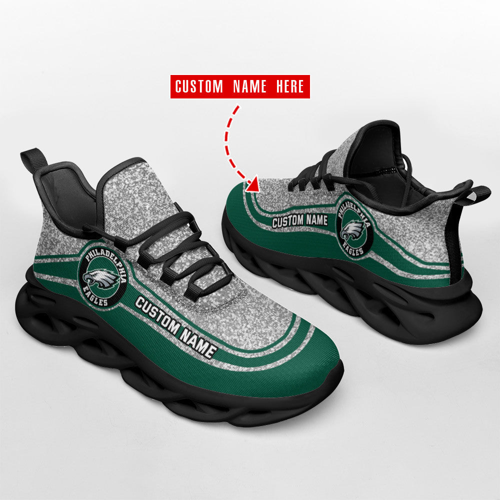 Philadelphia Eagles Personalized Yezy Running Sneakers SPD367