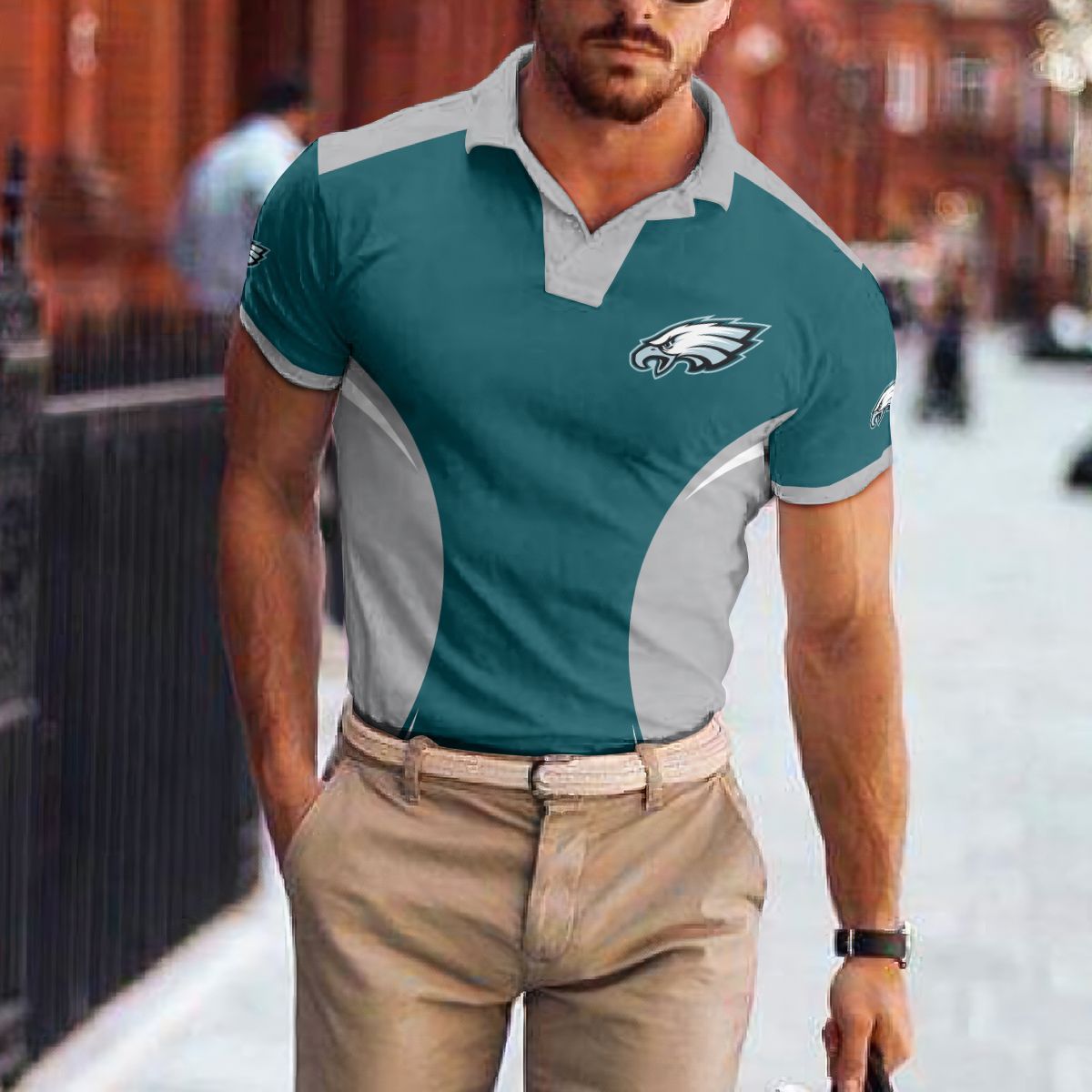 Philadelphia Eagles Polo T-shirt 047