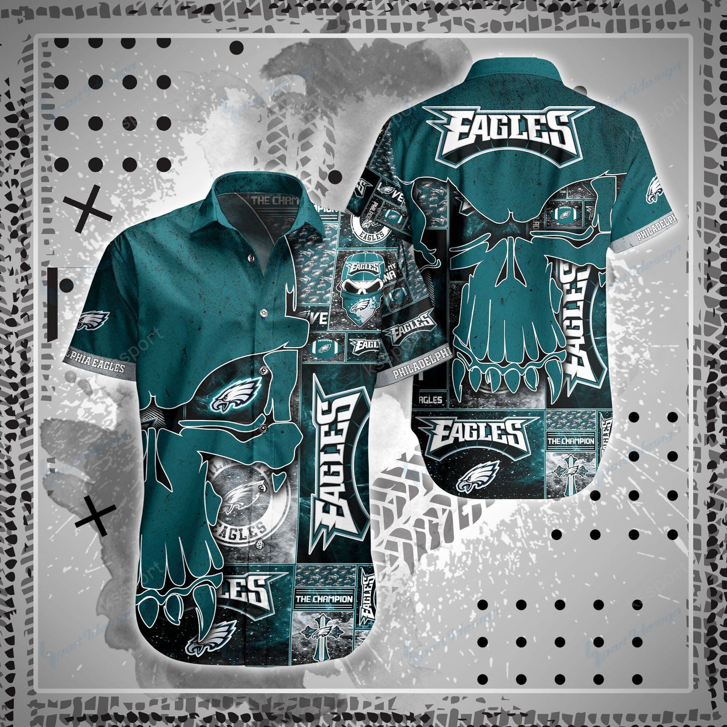Philadelphia Eagles Shirt and Shorts BG89