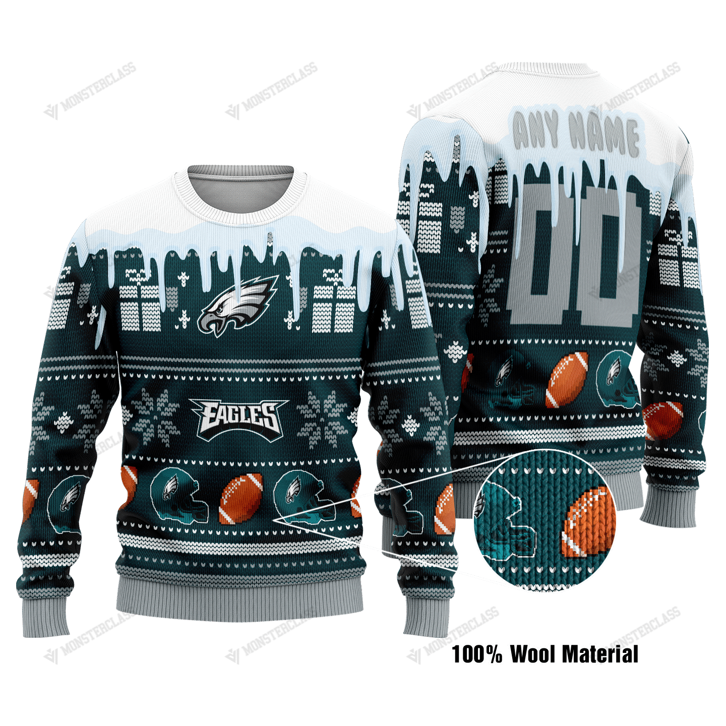 Philadelphia Eagles Woolen Sweater 169