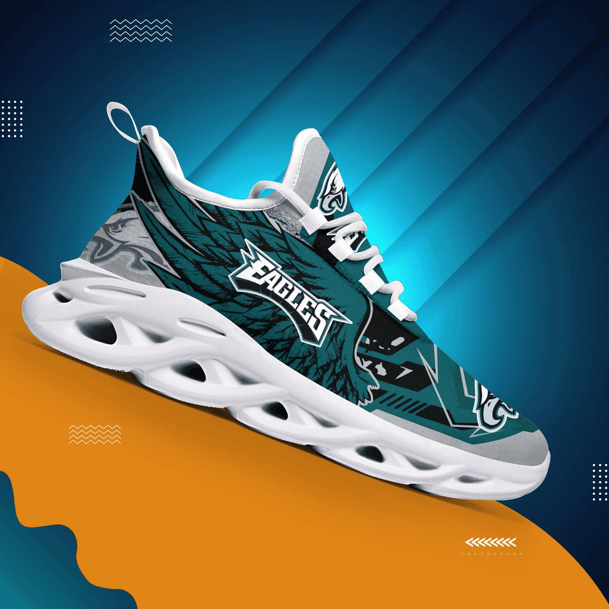 Philadelphia Eagles Yezy Running Sneakers 200