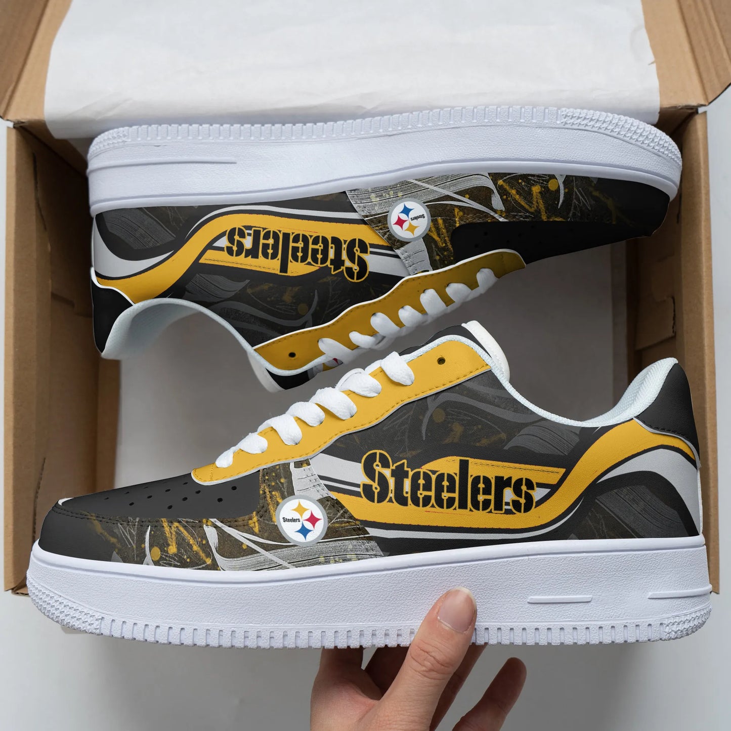Pittsburgh Steelers AF1 Shoes BG40