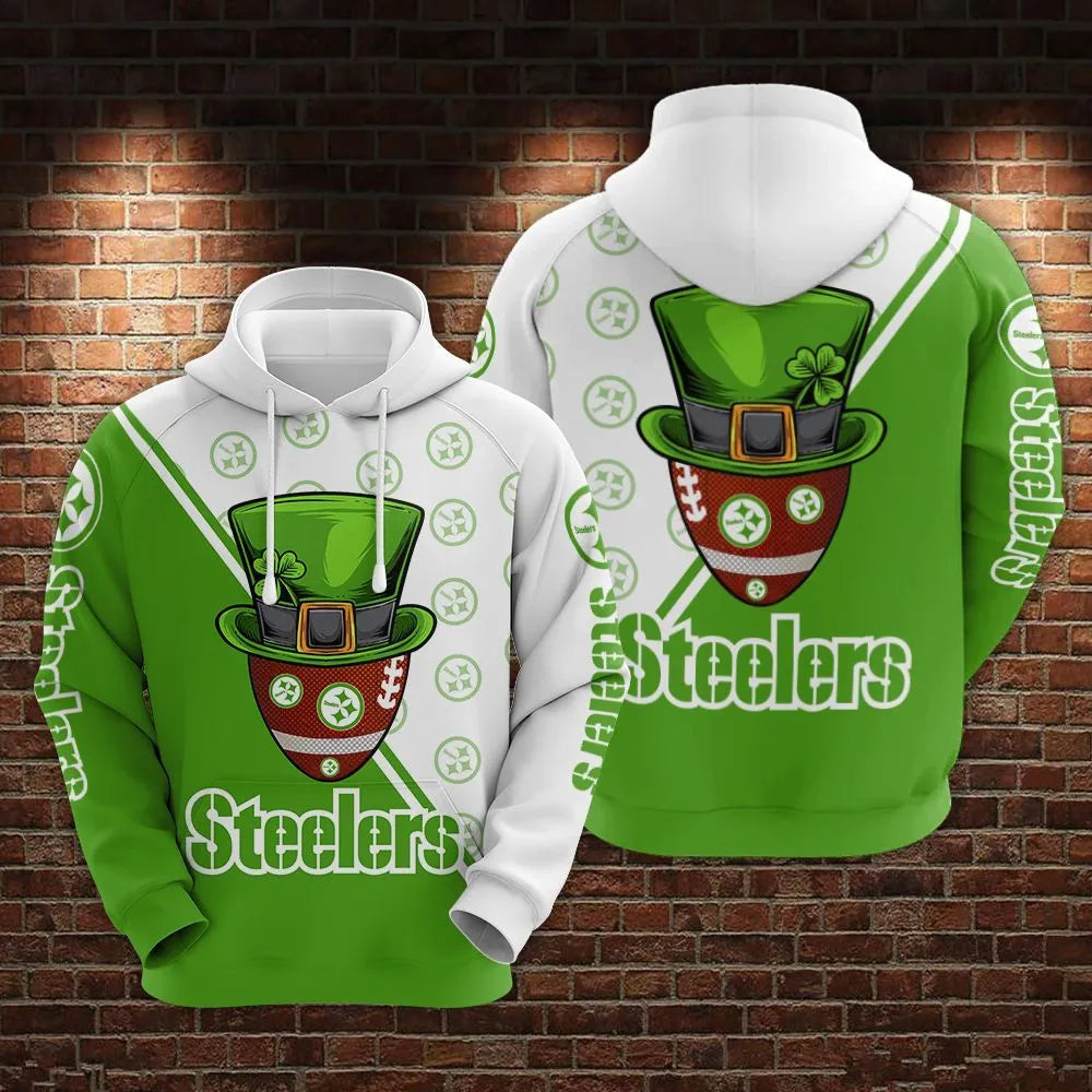 Pittsburgh Steelers and Saint Patrick Limited Hoodie S536
