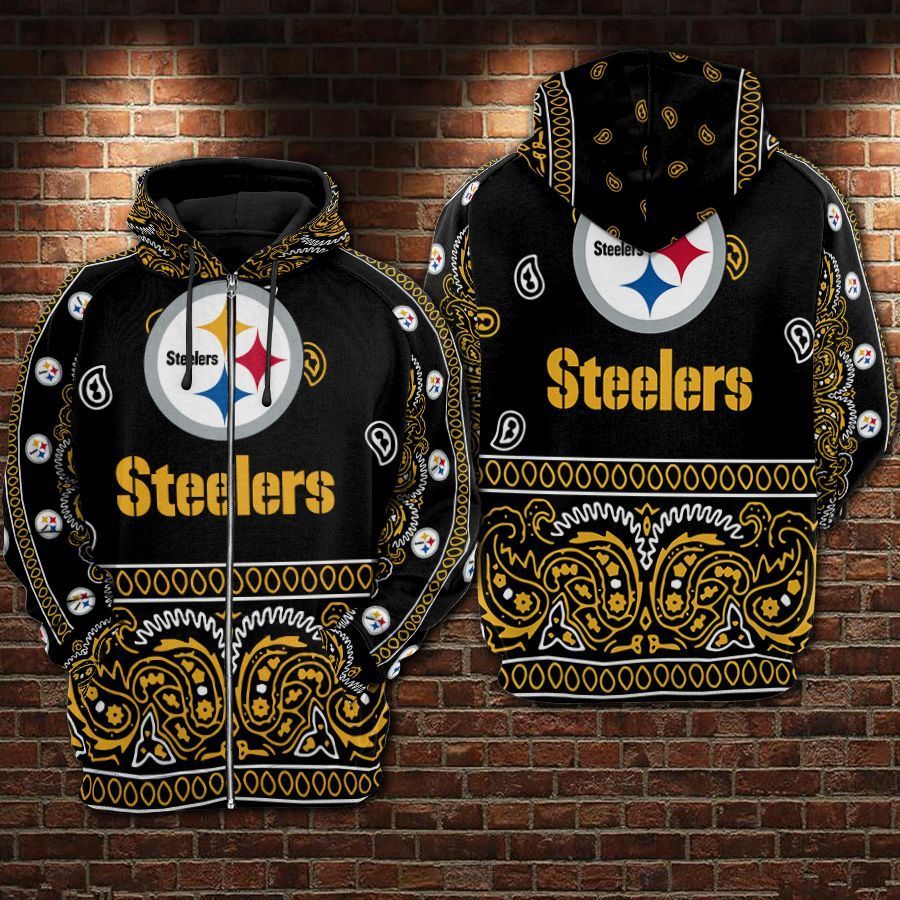 Pittsburgh Steelers Bandana Hoodie 422