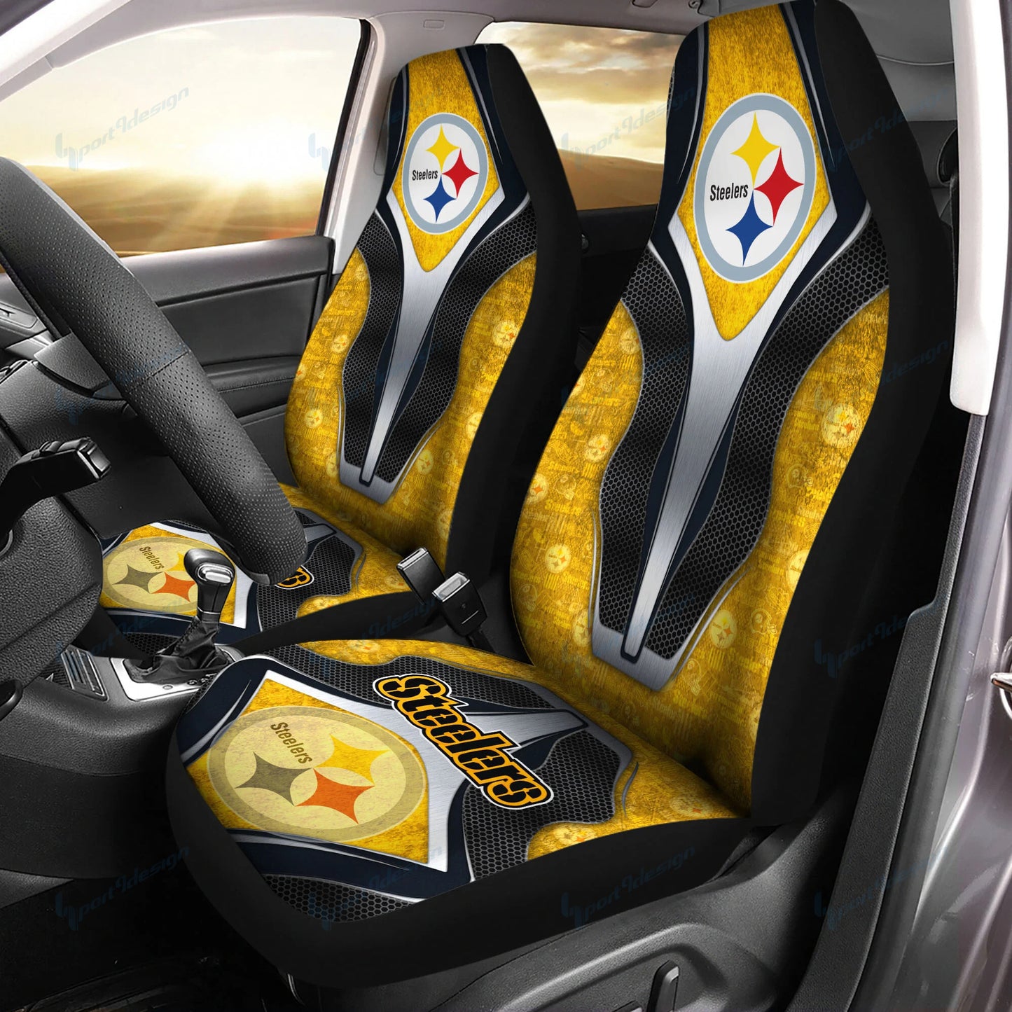 Pittsburgh Steelers Car Seat Covers BG49