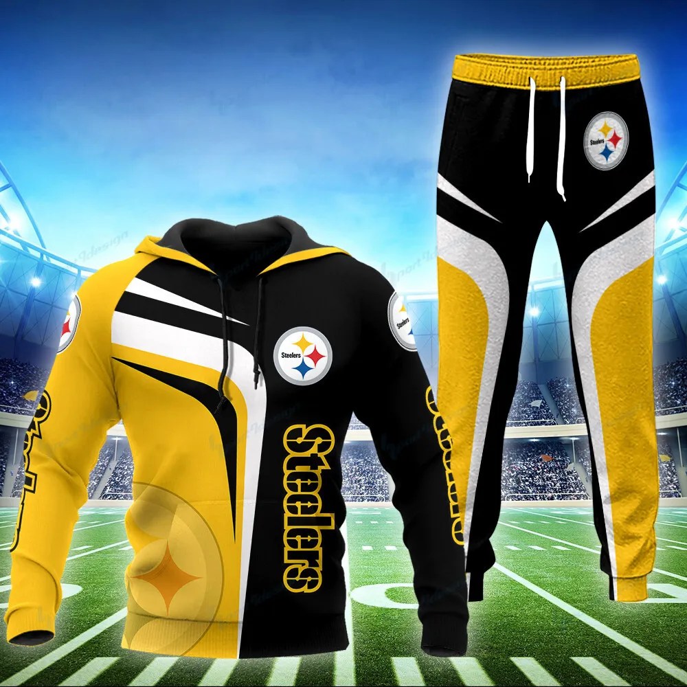 Pittsburgh Steelers Hoodie and Jogger Set BG849
