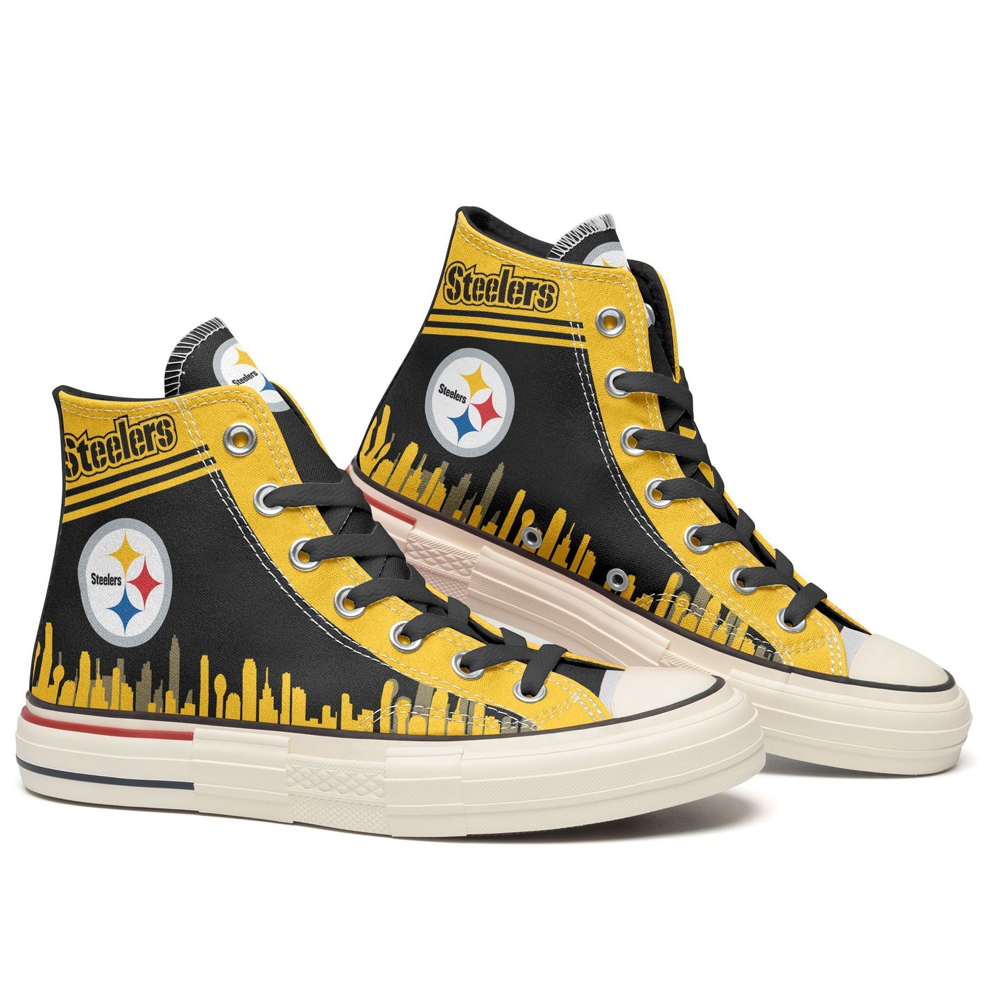 Pittsburgh Steelers New High Top Canvas Shoes 56