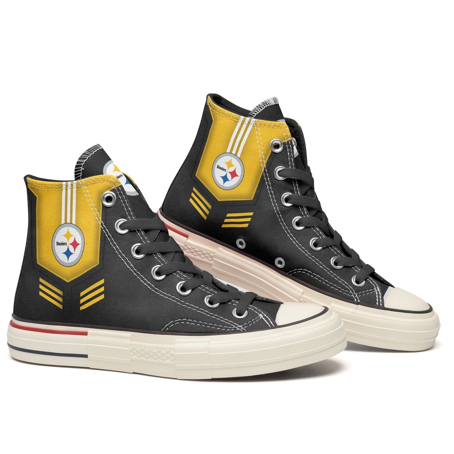 Pittsburgh Steelers New High Top Canvas Shoes 61