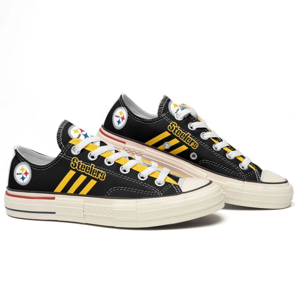 Pittsburgh Steelers New Low Top Canvas Shoes 15