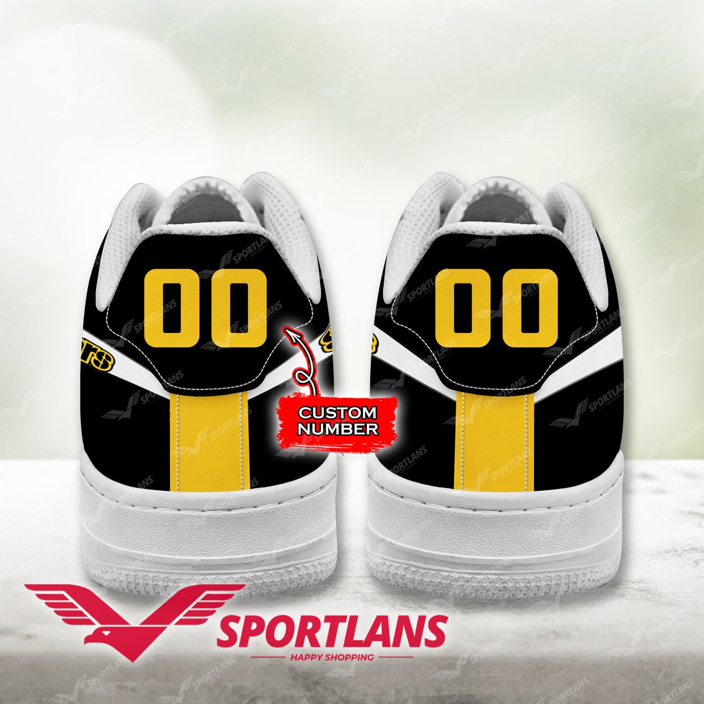 Pittsburgh Steelers NFL Personalized Air Force 1 Shoes