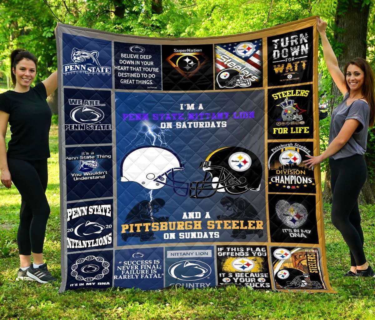 Pittsburgh Steelers NL-PS 3D Premium Quilt