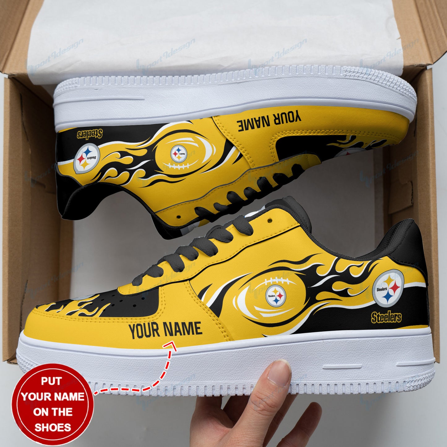 Pittsburgh Steelers Personalized AF1 Shoes BG133