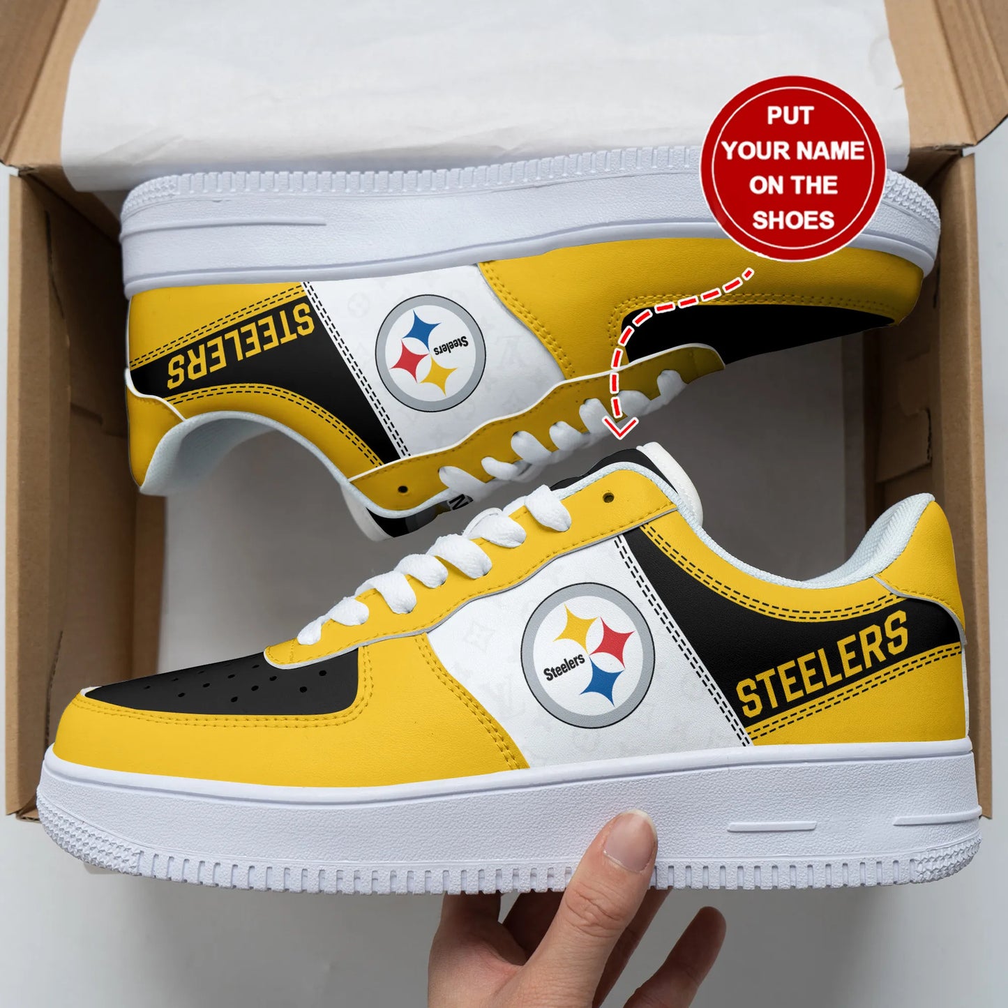 Pittsburgh Steelers Personalized AF1 Shoes BG300
