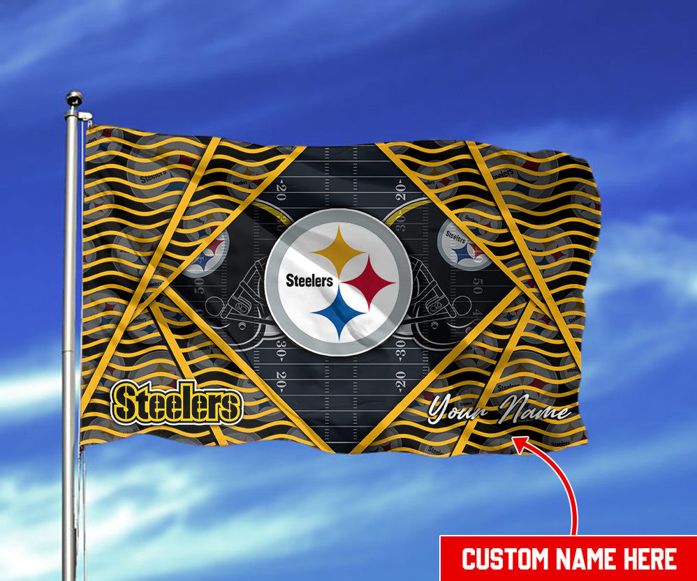 Pittsburgh Steelers Personalized Flag 406