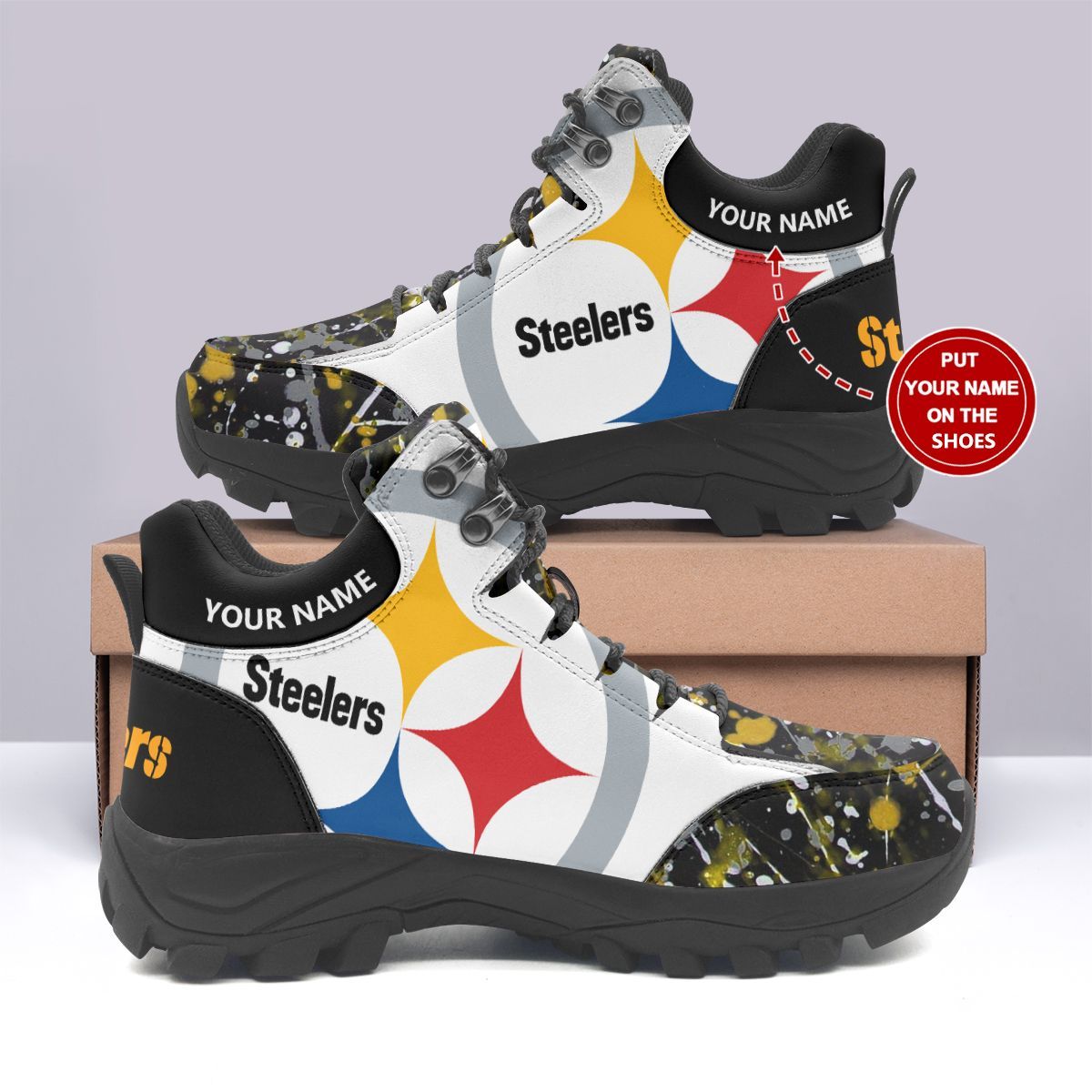 Pittsburgh Steelers Personalized Hiking Shoes 59
