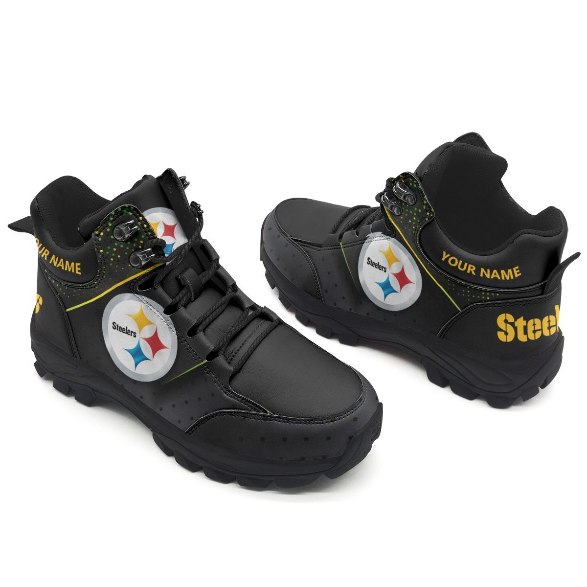 Pittsburgh Steelers Personalized Hiking Shoes 77
