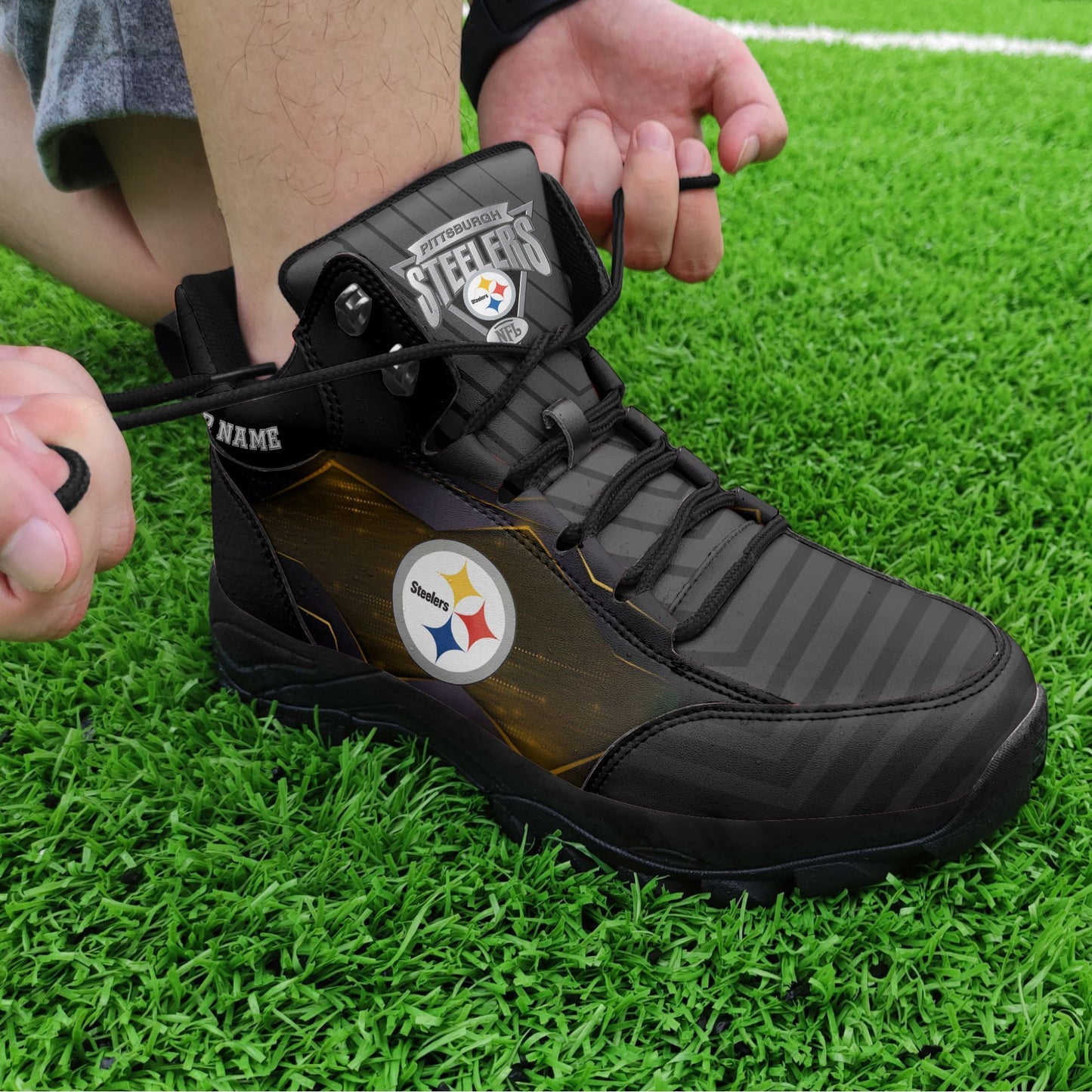 Pittsburgh Steelers Personalized Hiking Shoes 79