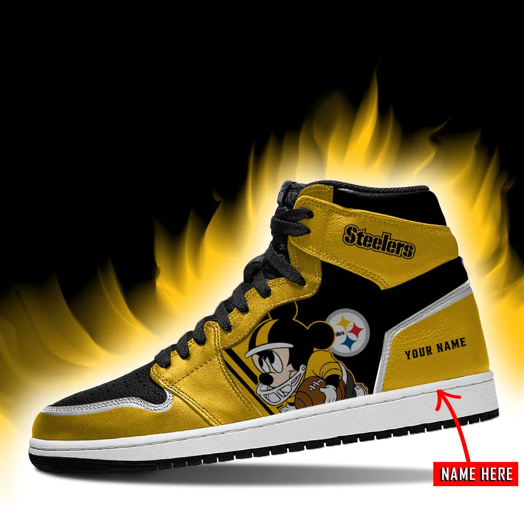 Pittsburgh Steelers Personalized JShoes BG003