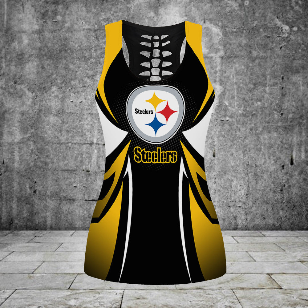Pittsburgh Steelers Personalized Leggings And Tank Top BG104