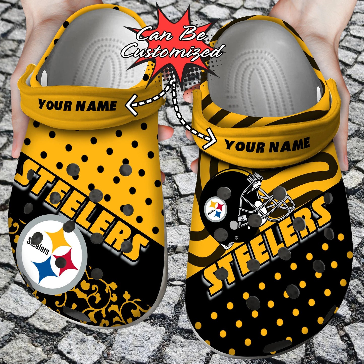 Pittsburgh Steelers Personalized Limited Clog BG08
