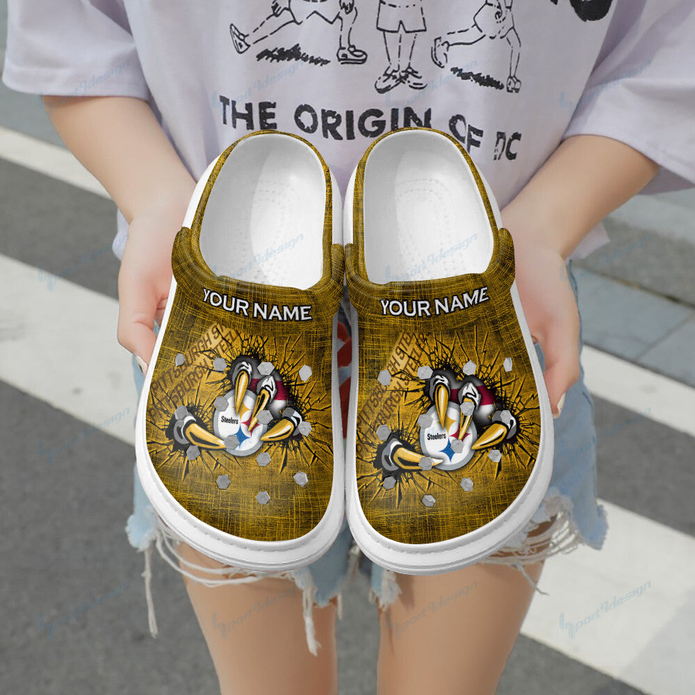 Pittsburgh Steelers Personalized Limited Clog BG30