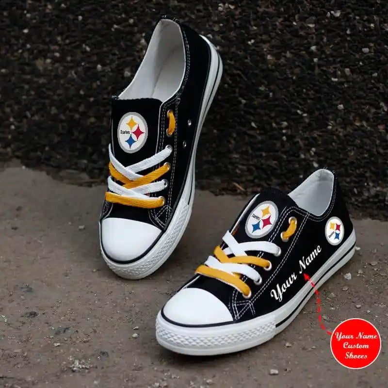 Pittsburgh Steelers Personalized New Low Top 021