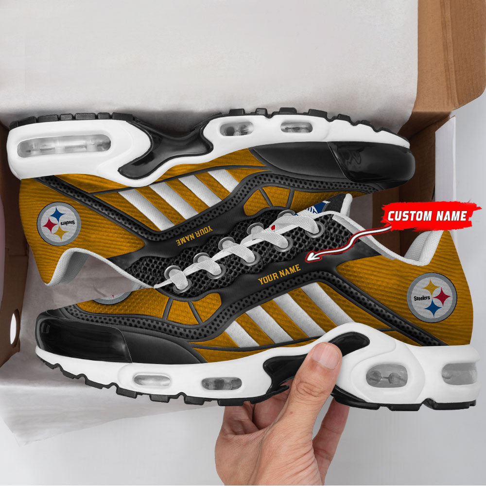Pittsburgh Steelers Personalized Plus T-N Youth Sneakers BG161