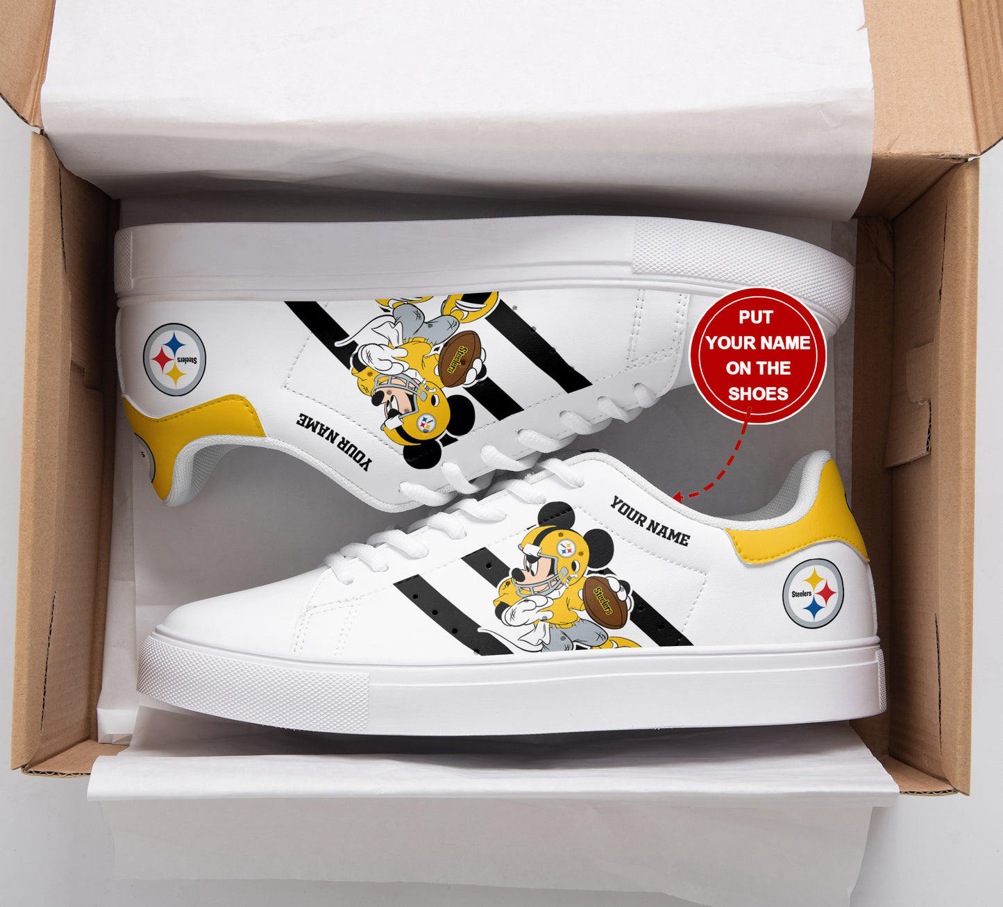 Pittsburgh Steelers Personalized SS Custom Sneakers BG237