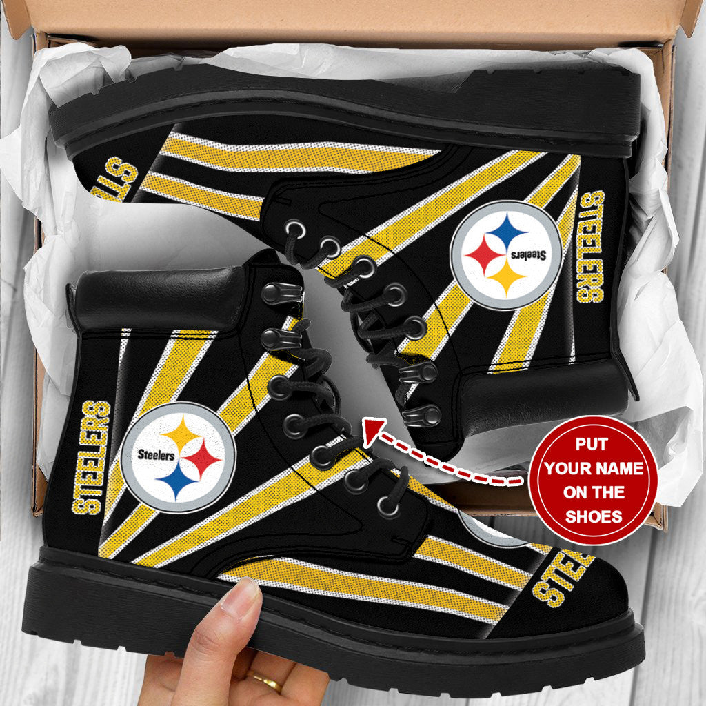 Pittsburgh Steelers Personalized TBL Boots BG30