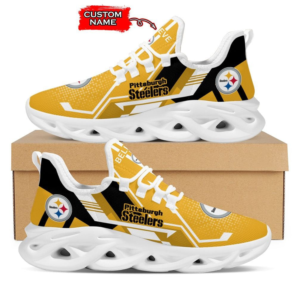 Pittsburgh Steelers Personalized Yezy Running Sneakers 764