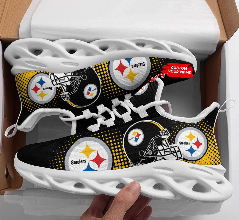 Pittsburgh Steelers Personalized Yezy Running Sneakers SPD465