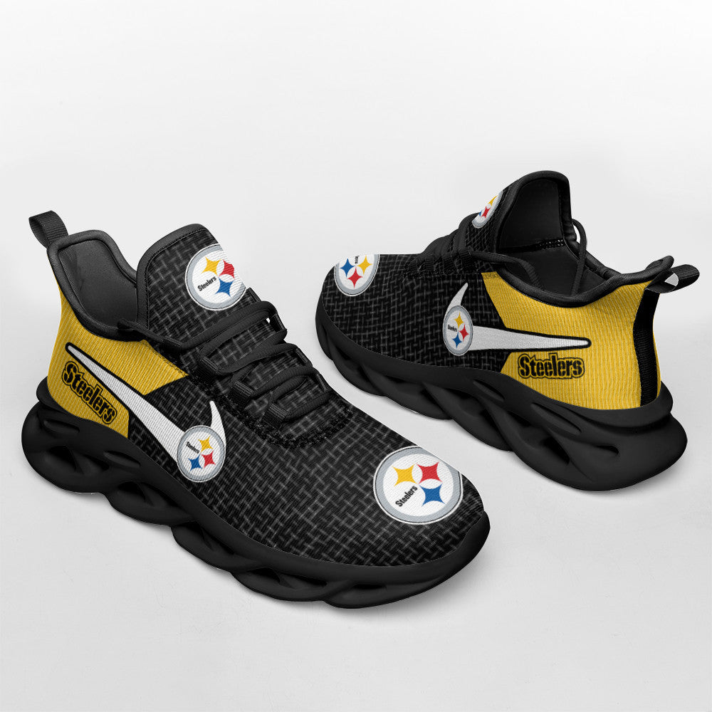 Pittsburgh Steelers Personalized Yezy Running Sneakers SPD481