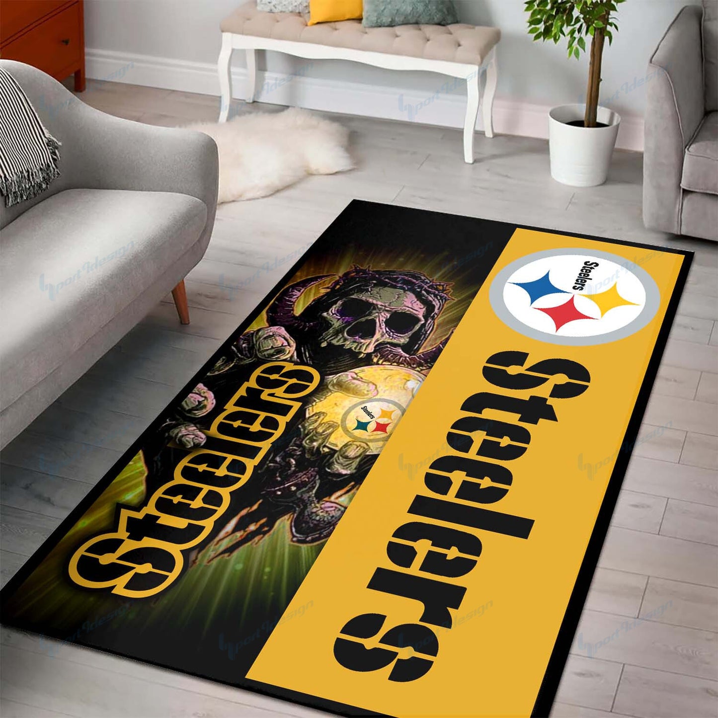 Pittsburgh Steelers Premium Rectangle Rug 12