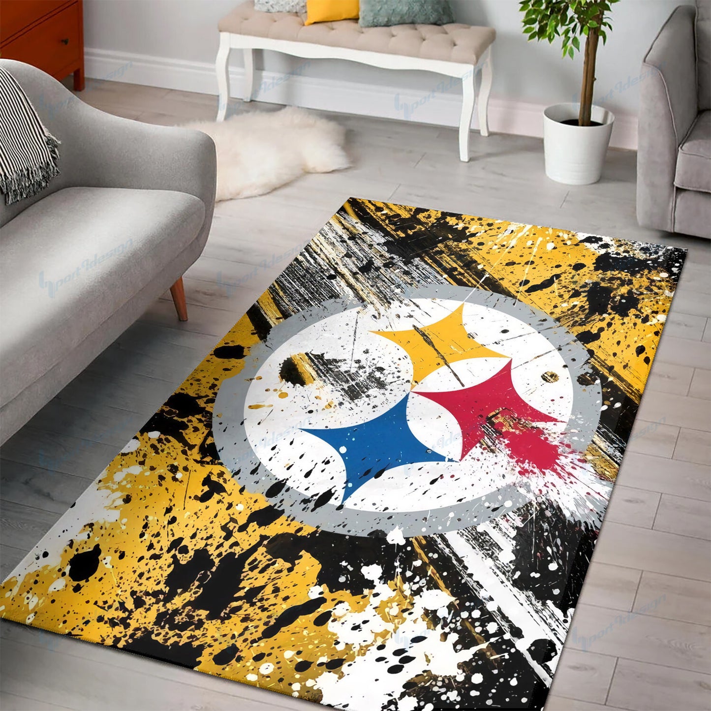 Pittsburgh Steelers Premium Rectangle Rug 4