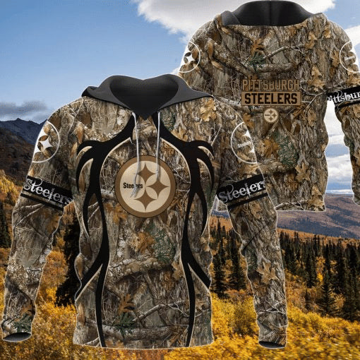 Pittsburgh Steelers Realtree Hunting Camo Limited Hoodie S580