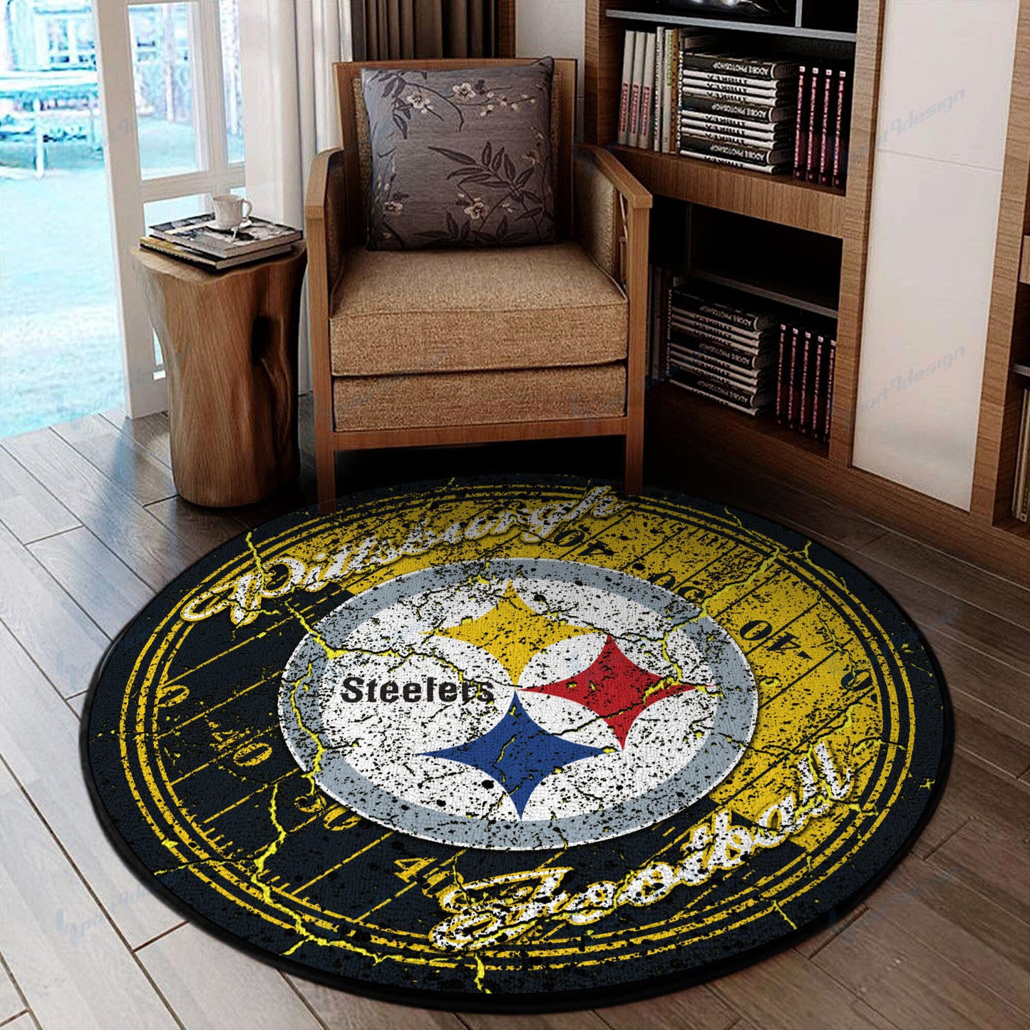 Pittsburgh Steelers Round Rug 79