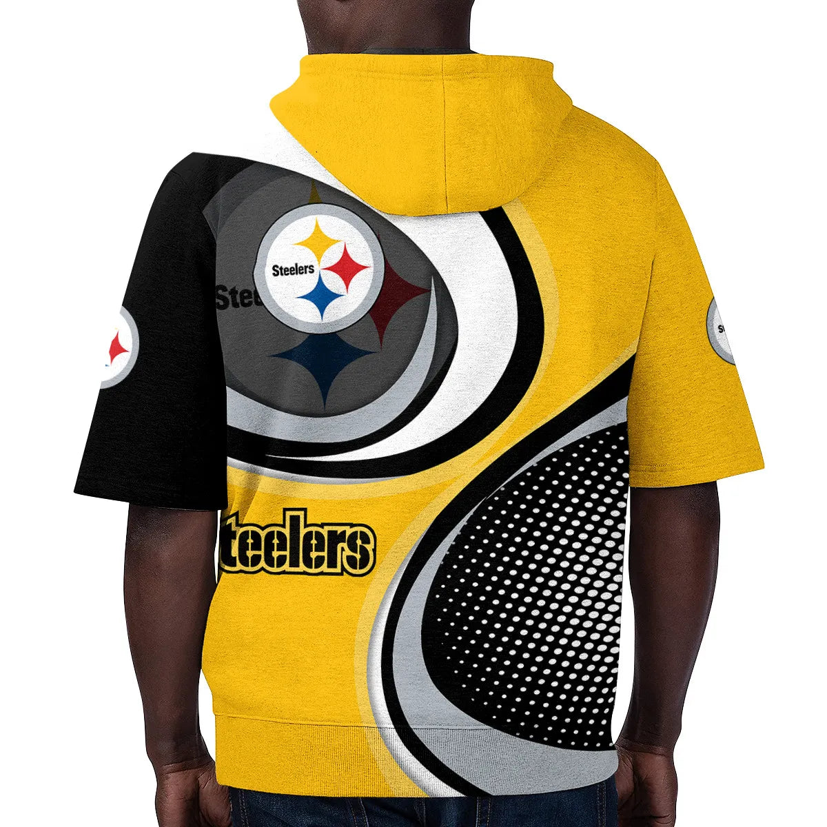 Pittsburgh Steelers Short Sleeve Hoodie BG48
