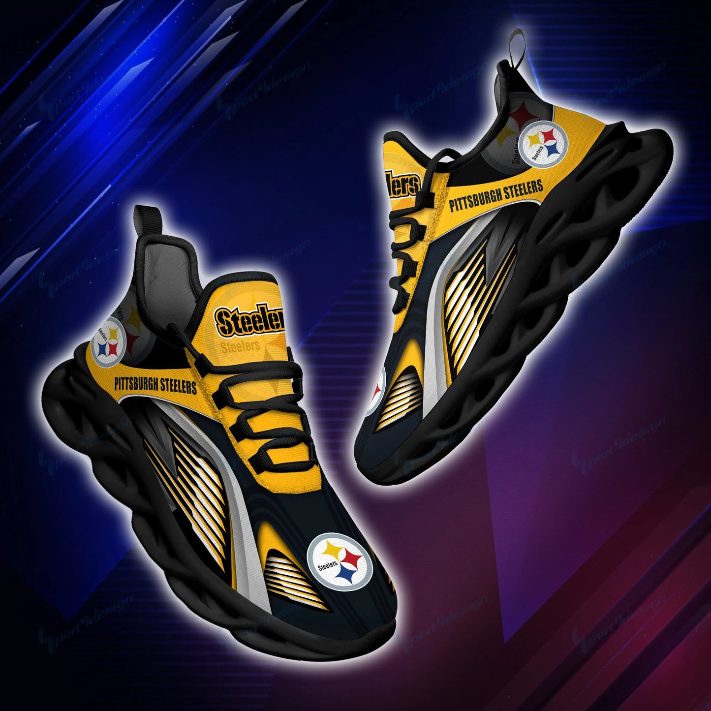 Pittsburgh Steelers Yezy Running Sneakers BB972