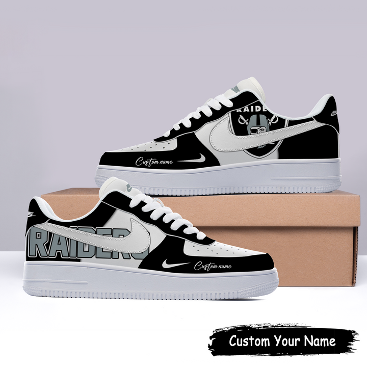 Las Vegas Raiders Custom Name For Fans Shoes AF1 AZBTAF1000002