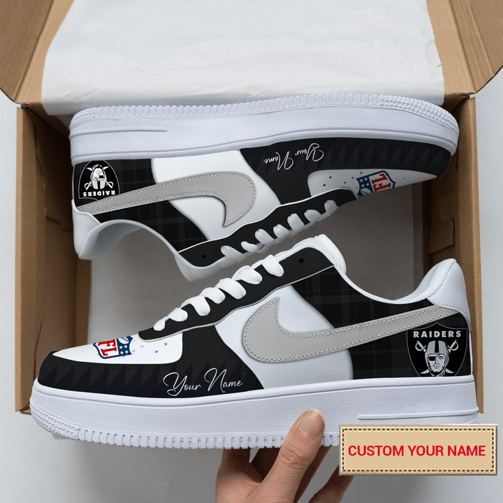 NFL Las Vegas Raiders 2024 Logo pattern AF1 Sneaker AZBTAF1000163