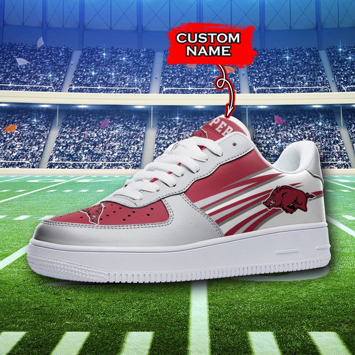 NCAA Arkansas Razorbacks Custom Name Air Force 1 AZBTAF1000120