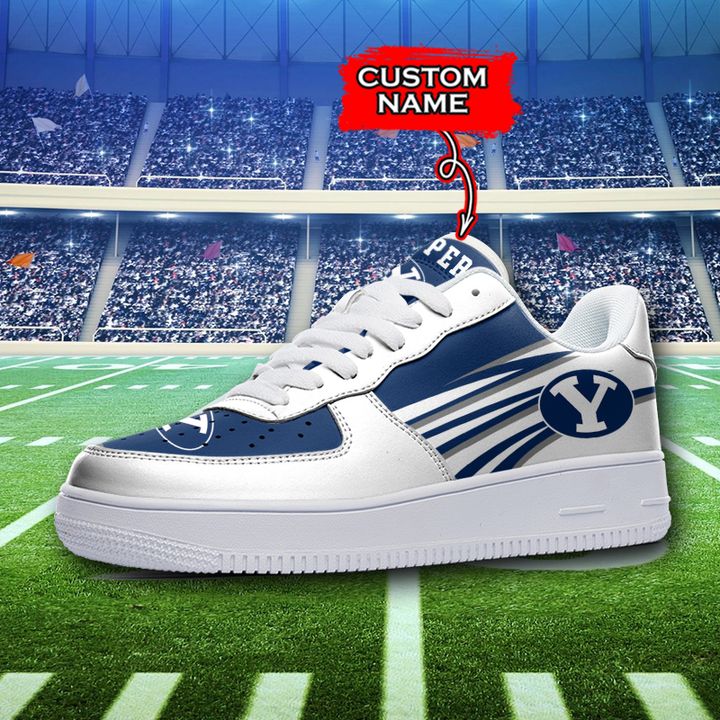 NCAA BYU Cougars Seminoles Custom Name Air Force 1 AZBTAF1000119