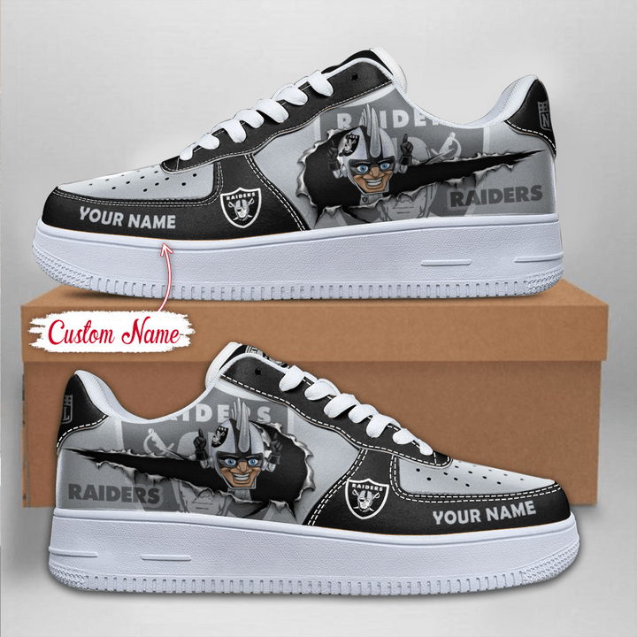 NFL Las Vegas Raiders Custom Name Air Force 1 AZBTAF1000073