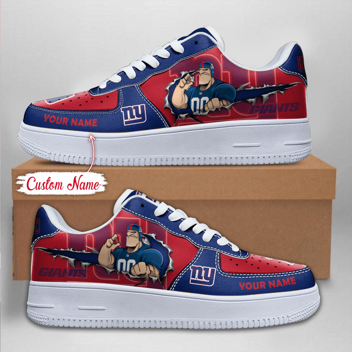 NFL New York Giants Custom Name Air Force 1 AZBTAF1000147